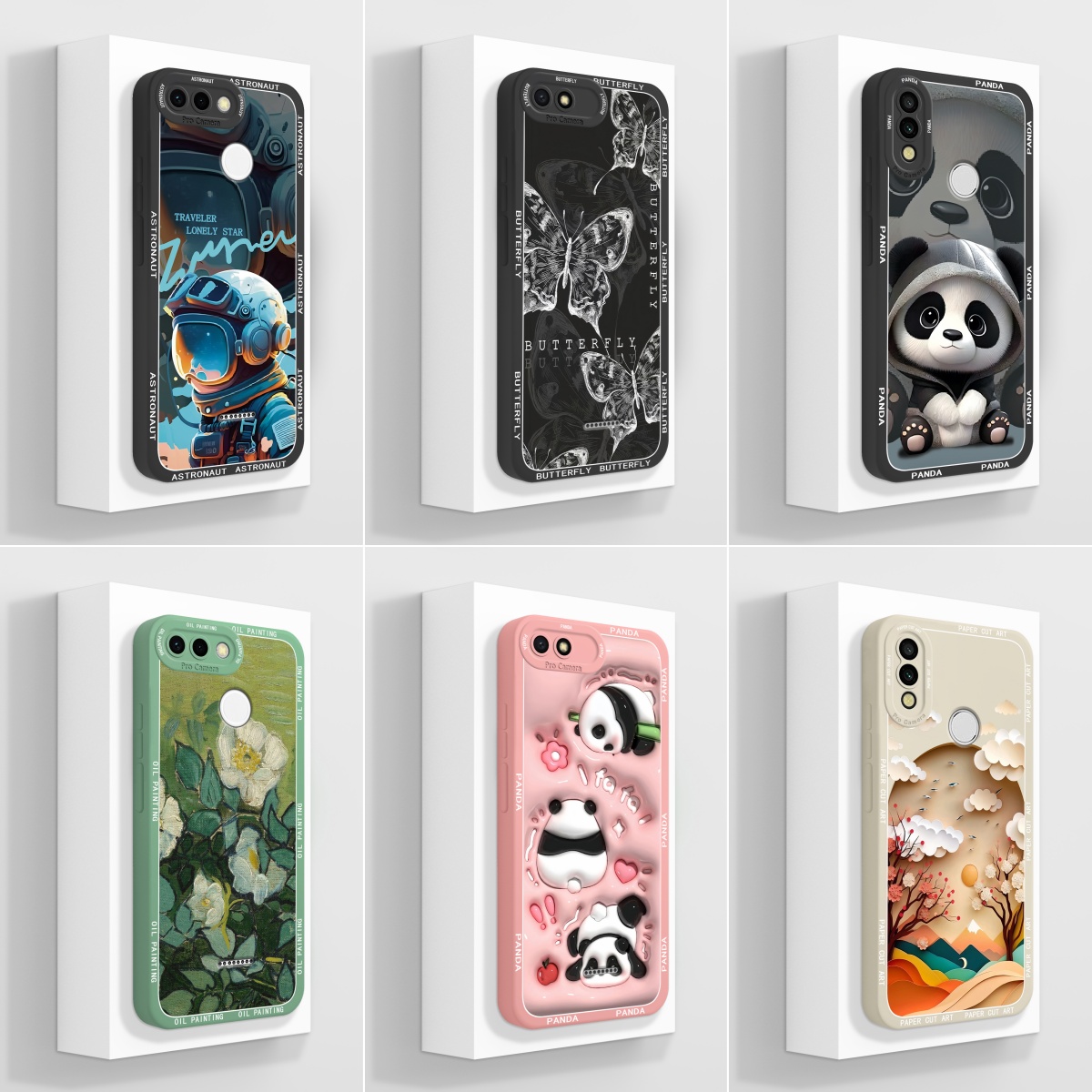 Phone Cases Aviation - Casing ponsel silikon Panda lucu, casing