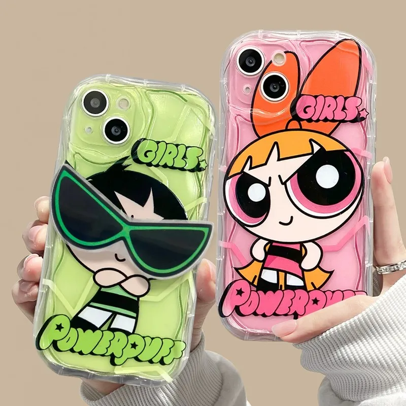 Phone Cases Vogue - P-powerpuff perempuan casing kacamata untuk Samsung
