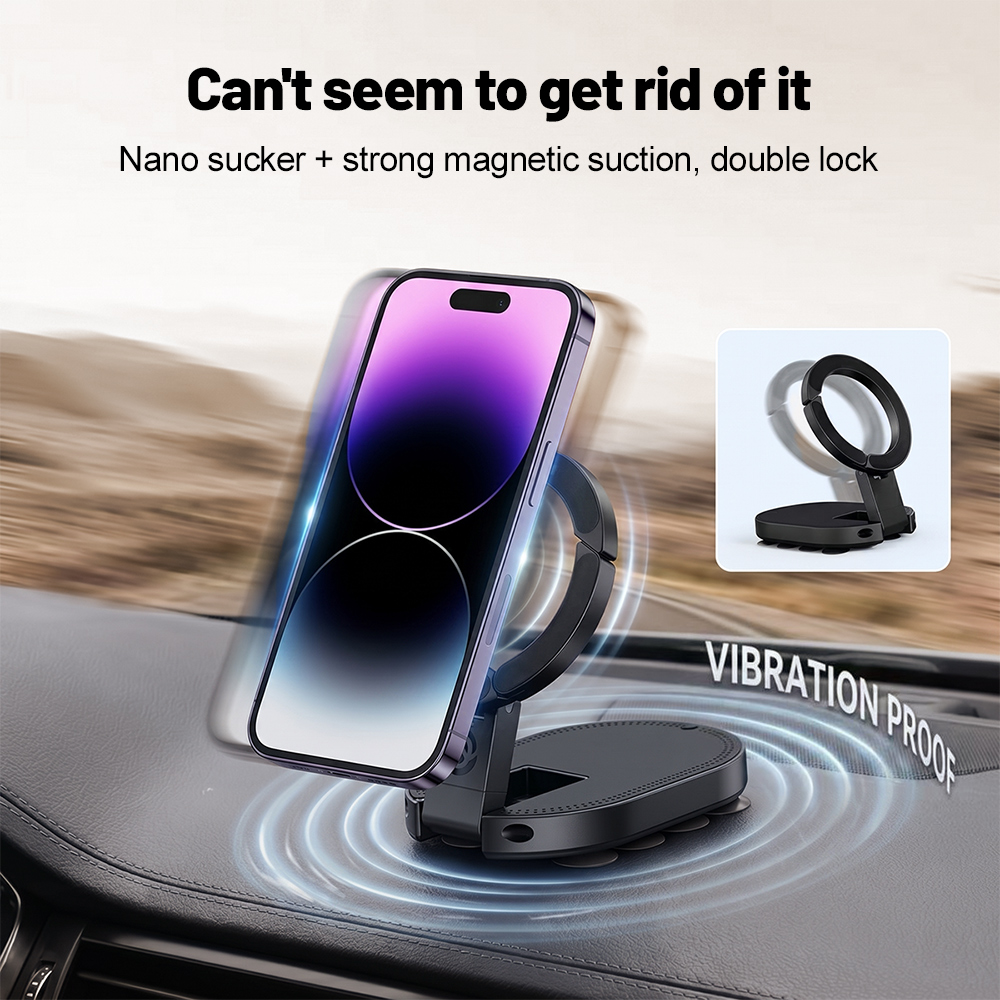 Phone Cases Video - 360 ° Penyangga Ponsel Magnetik 3-in-1