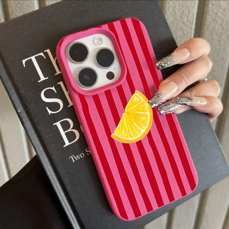 Phone Cases Blue - Casing HP Silikon TPU Motif Lemon