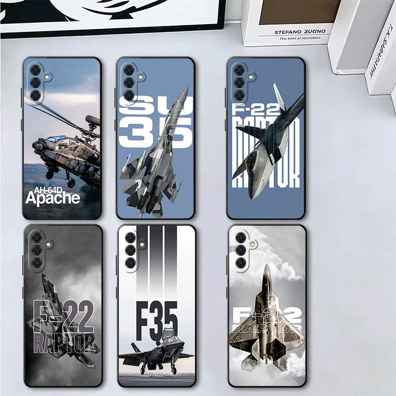 Phone Cases Aviation - Casing Ponsel Lembut Keren Pesawat Tempur