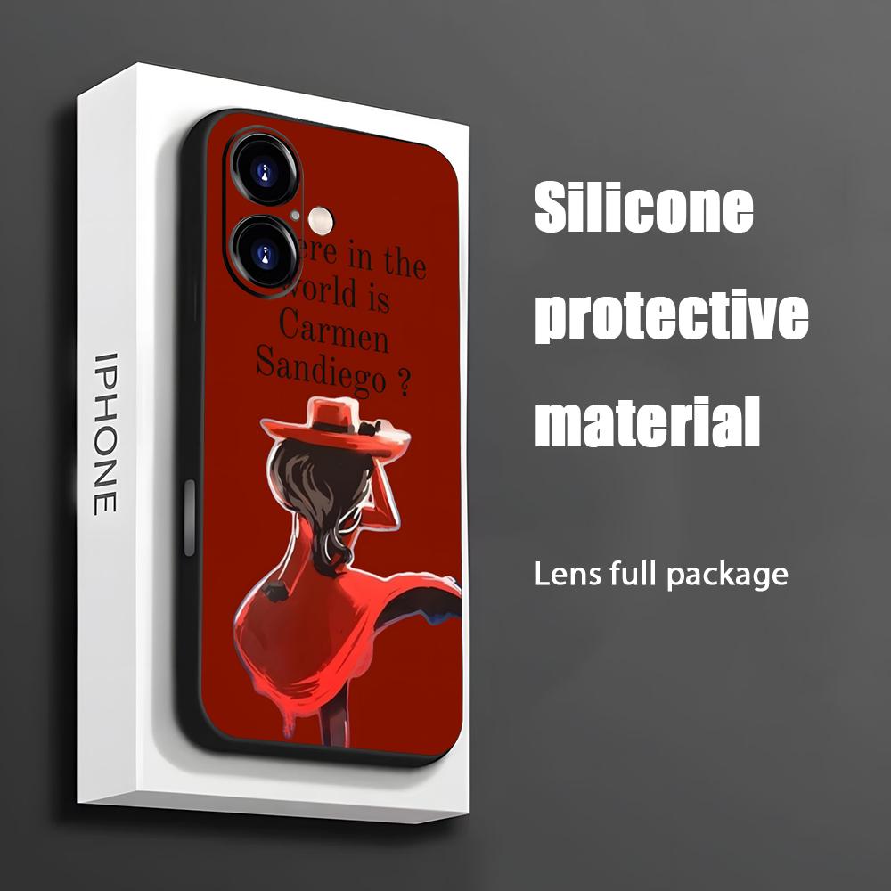 Phone Cases Store - Casing Ponsel Kartun Carmen Sandiego Populer