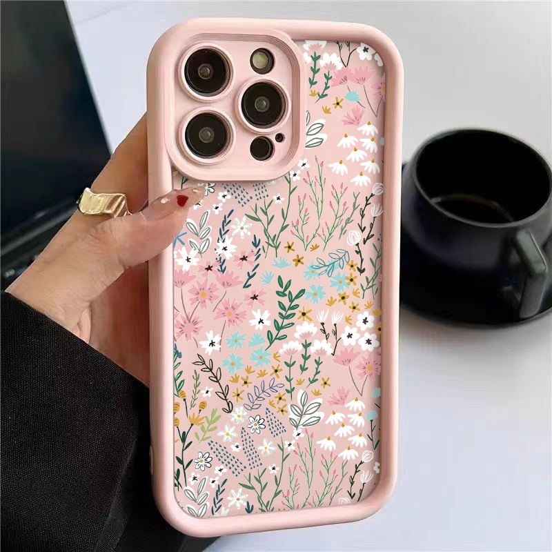 Phone Cases Pink - Casing iPhone Motif Bunga Bambu Tinggi
