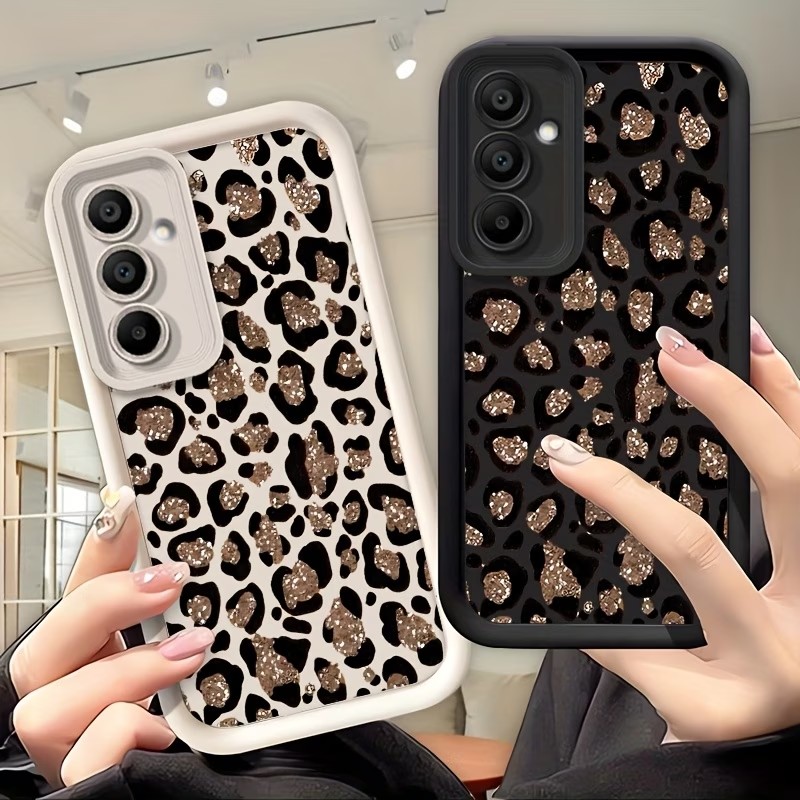 Phone Cases Leopard Print - Casing Ponsel Silikon Motif Macan Tutul