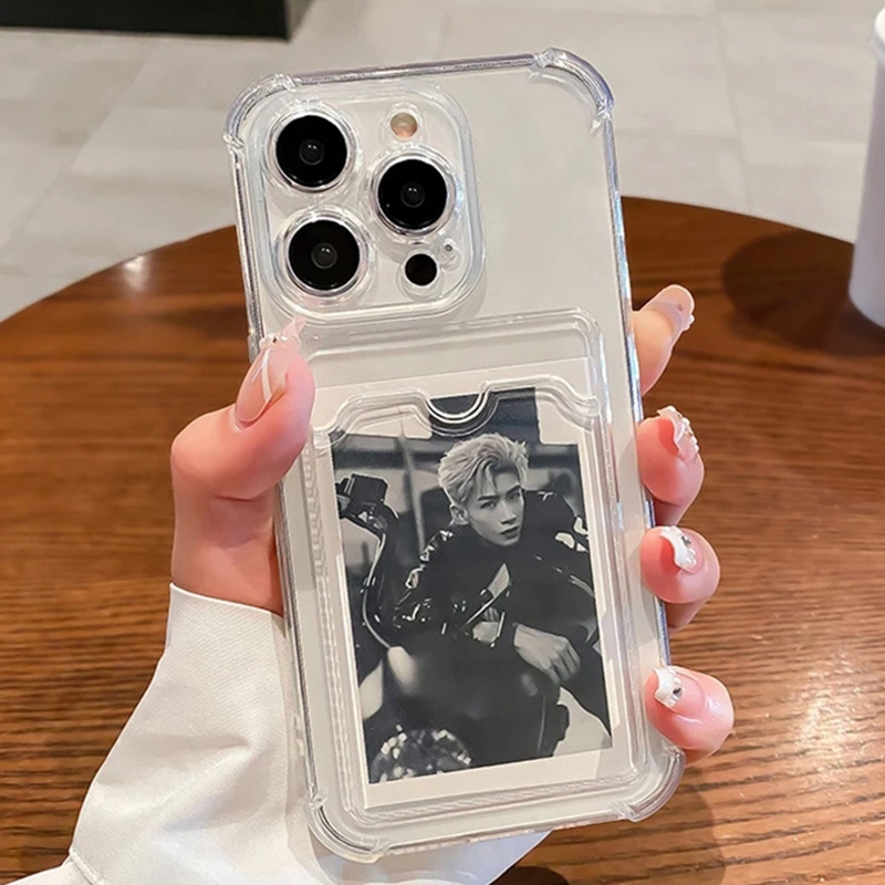Phone Cases With Wallet On Back - Casing HP iPhone 16 15 14