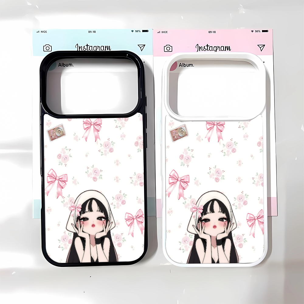 Phone Cases Cool Girl - Casing Ponsel Tipis Anti Gores Motif