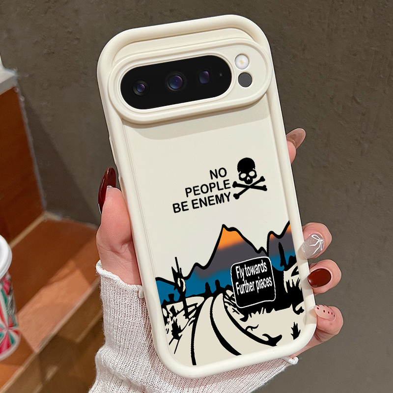 Phone Cases Google Pixel 10 Pro - Casing Ponsel Bermotif Jalan Gunung untuk