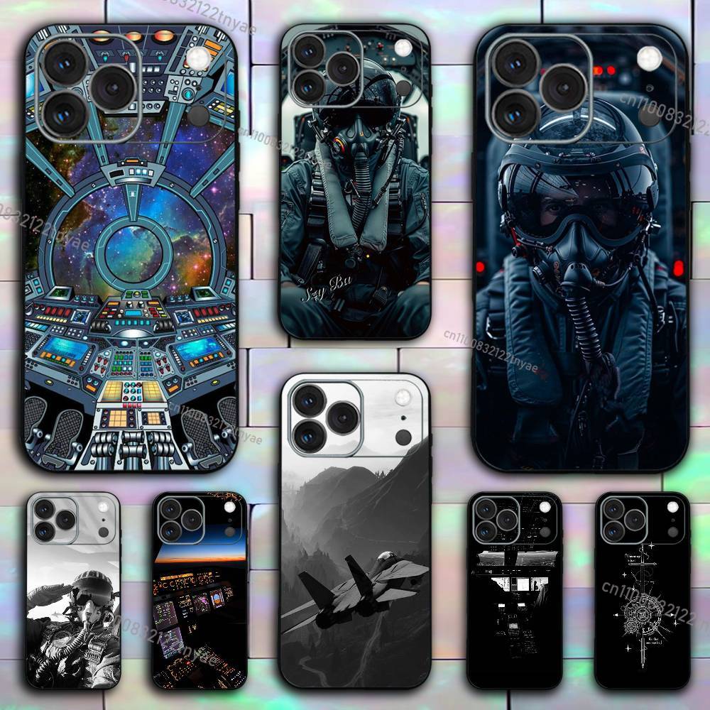 Phone Cases Aviation - Casing Ponsel Kokpit Pilot Pesawat Terbang