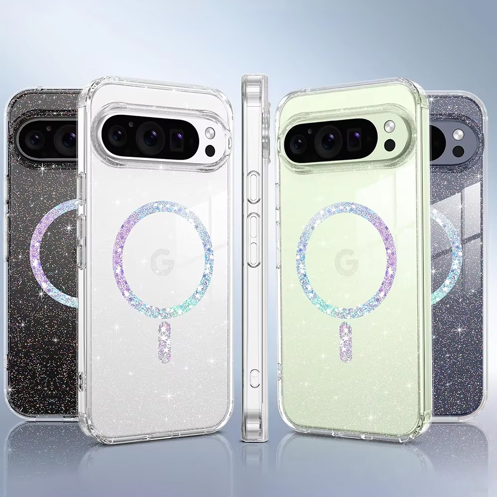 Transparent Thin Case - Casing Pelindung Ponsel Magnetik Bintang Transparan