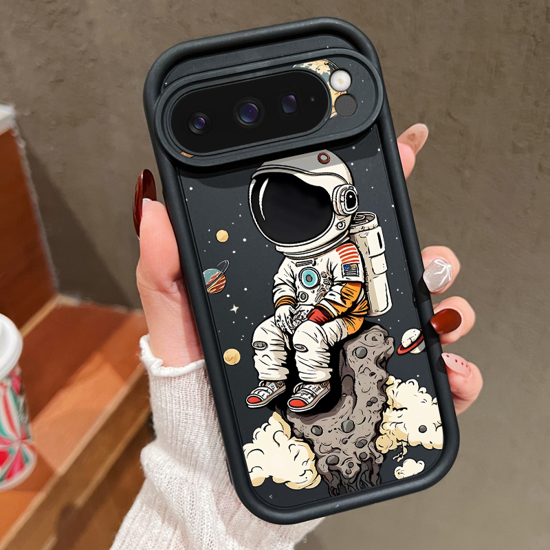 Phone Cases Google Pixel 10 Pro - Casing Ponsel TPU Cetak Astronot Kartun
