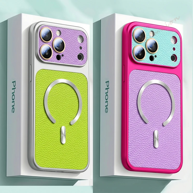 Phone Cases Vogue - Casing Ponsel Magnetik Kulit Resmi untuk