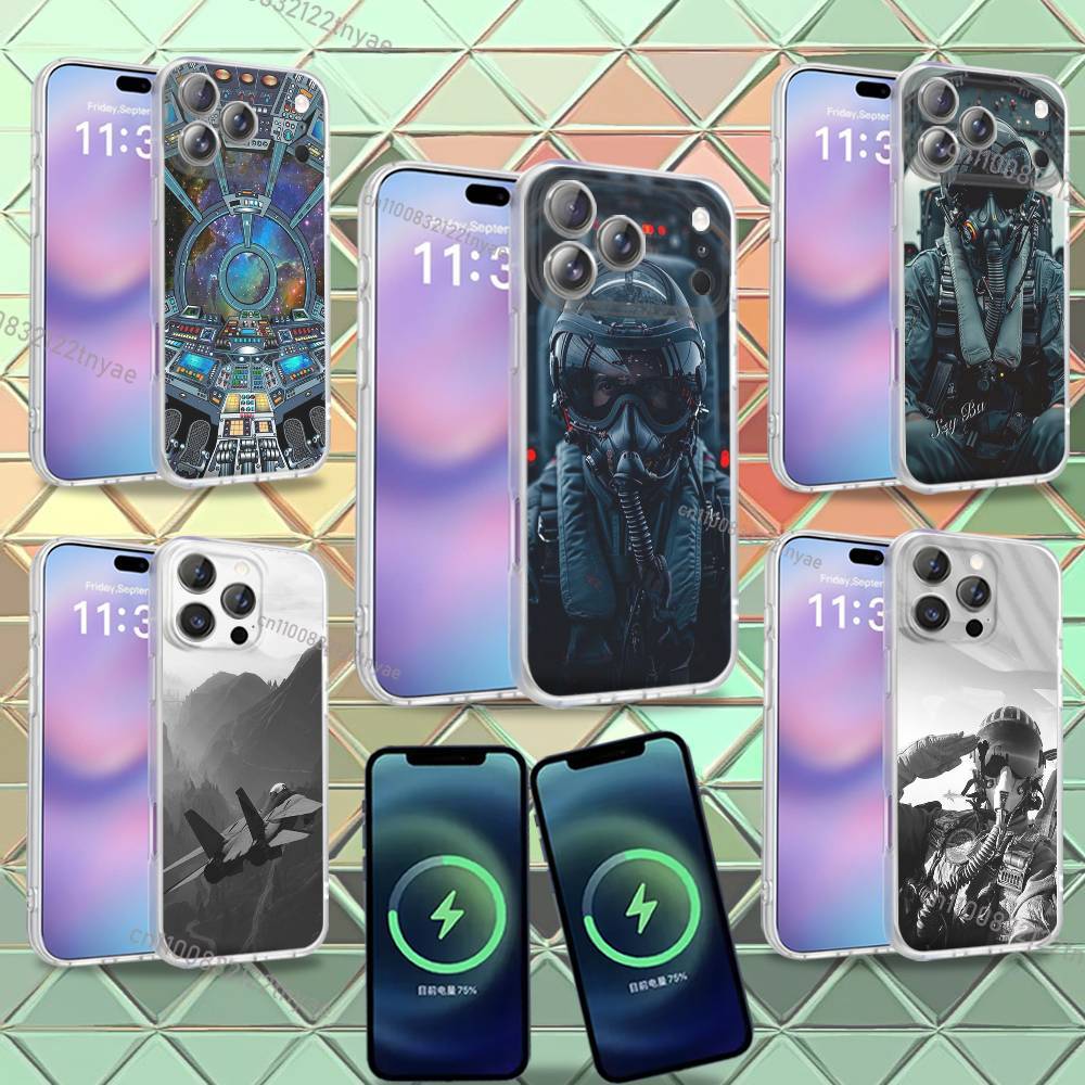 Phone Cases Aviation - Casing Ponsel Pilot Pesawat Terbang untuk