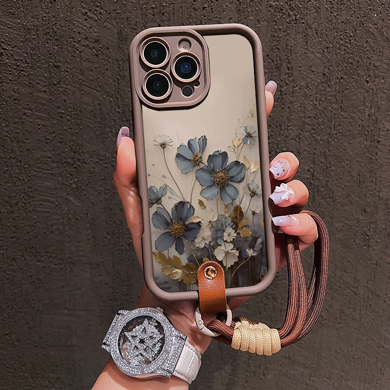 Casing Ponsel Tali Lanyard Bun - Phone Cases Blue ulasan dan harga