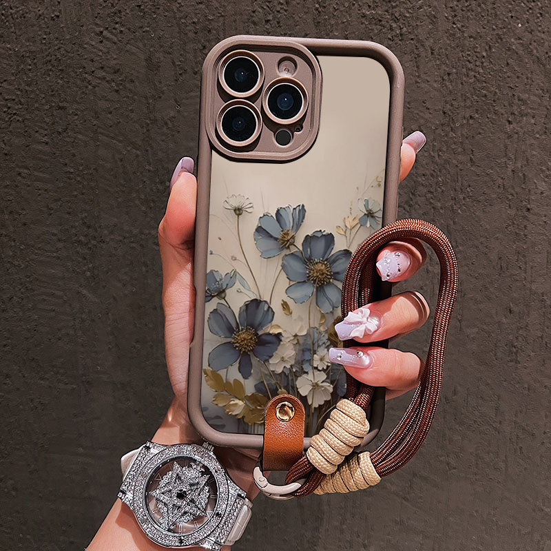 Casing Ponsel Tali Lanyard Bun - Phone Cases Blue ulasan dan harga