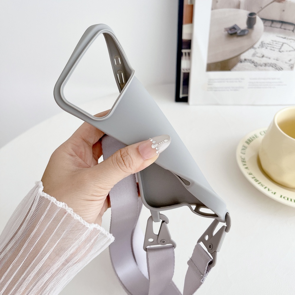Casing Silikon Matte Tali Kalu - Phone Cases With Wallet On Back ulasan dan harga
