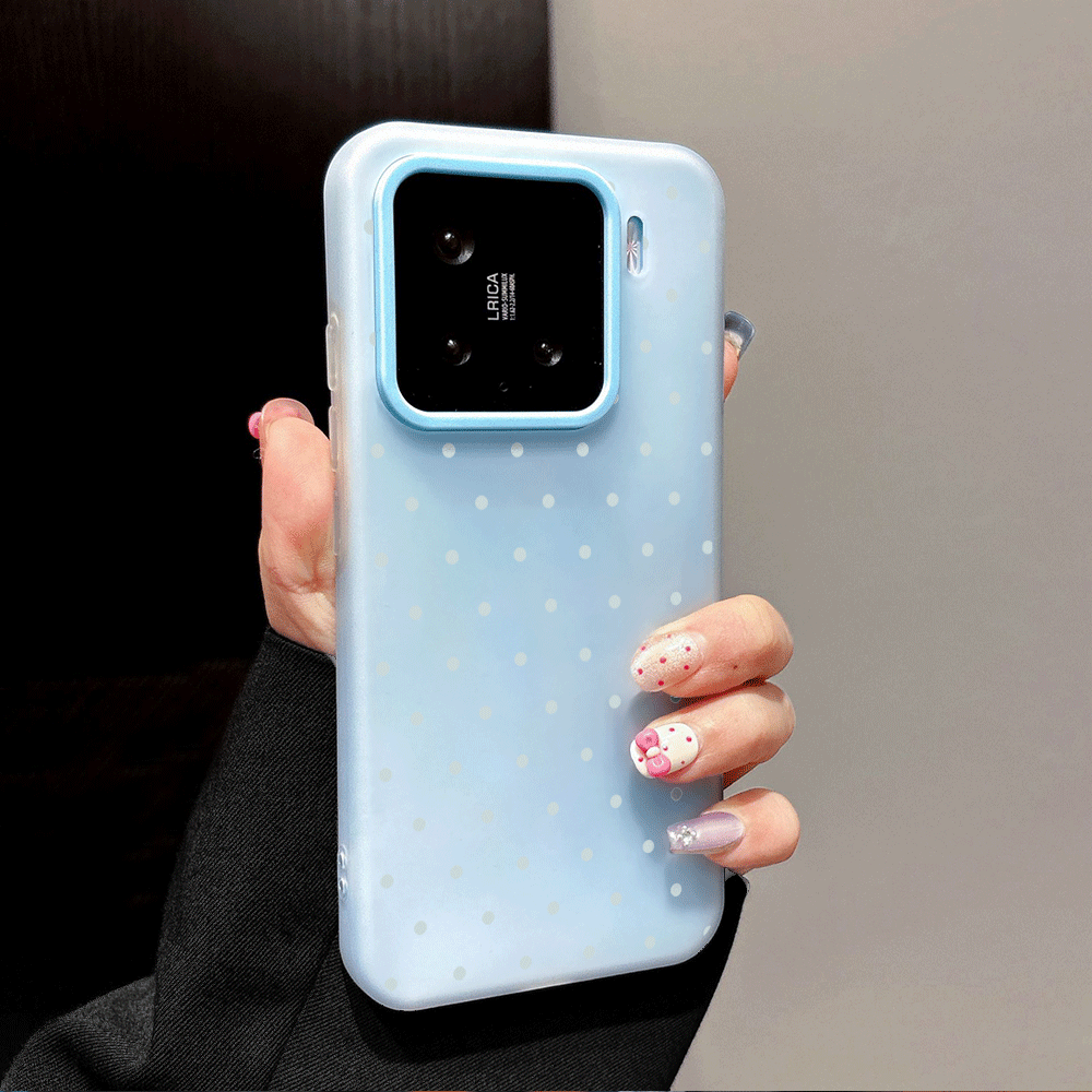 Casing Ponsel Polkadot Biru Mu - Phone Cases Blue ulasan dan harga