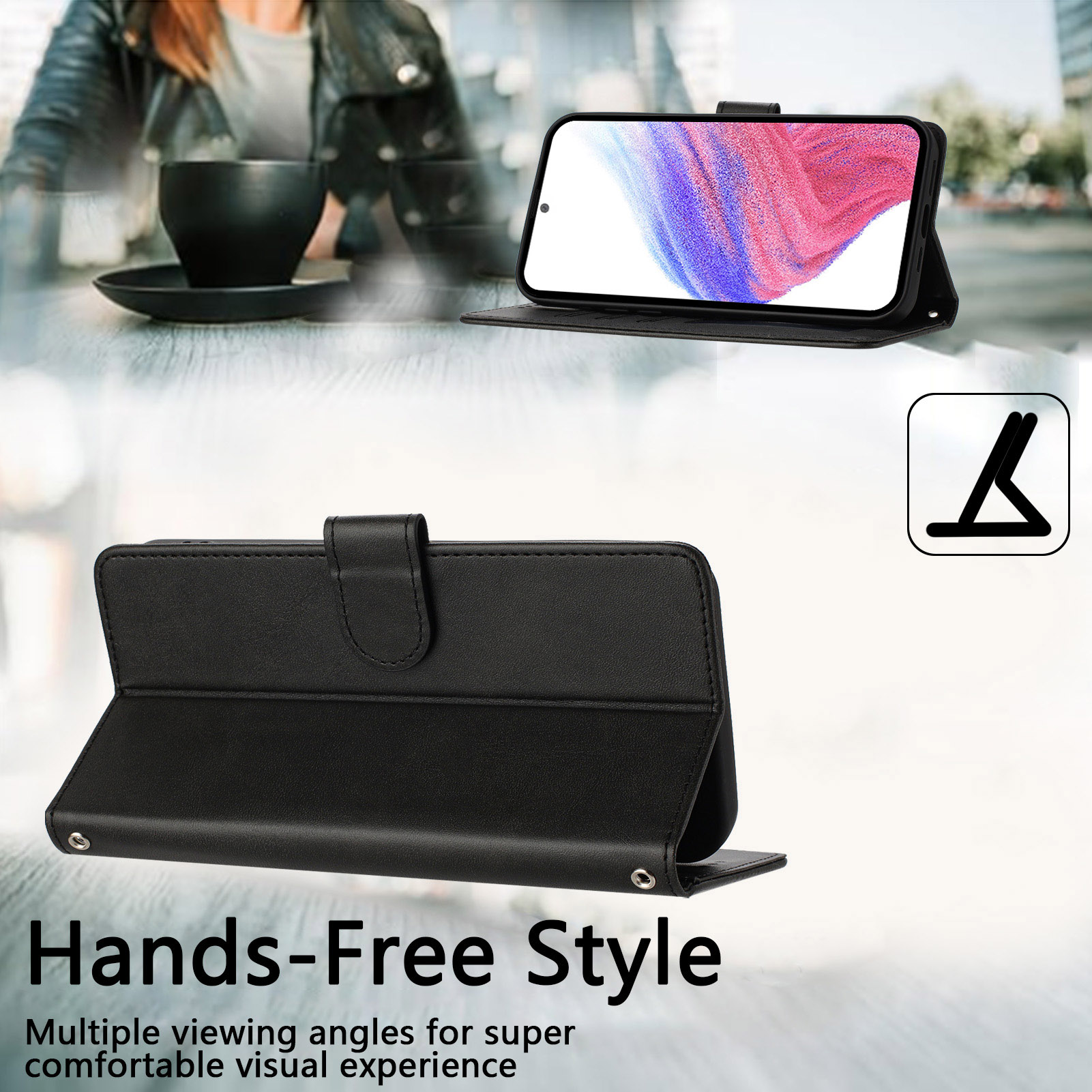 Casing Kulit Dompet Lipat untu - Phone Cases With Wallet On Back ulasan dan harga