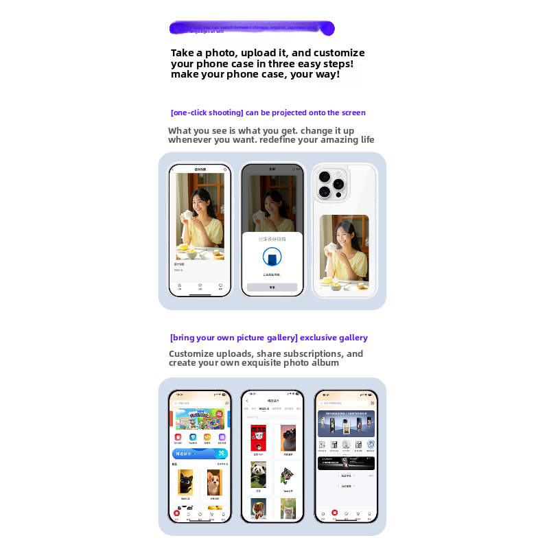 Casing Ponsel NFC Ink Display  - Phone Cases Diy ulasan dan harga