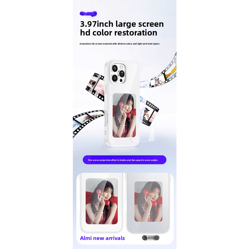 Casing Ponsel NFC Ink Display  - Phone Cases Diy ulasan dan harga