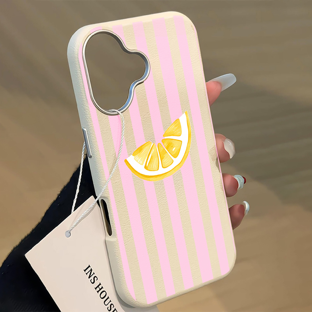 Casing Ponsel Garis-garis Mera - Phone Cases Pink ulasan dan harga