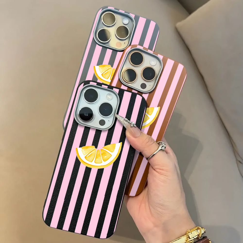 Casing Ponsel Garis-garis Mera - Phone Cases Pink ulasan dan harga