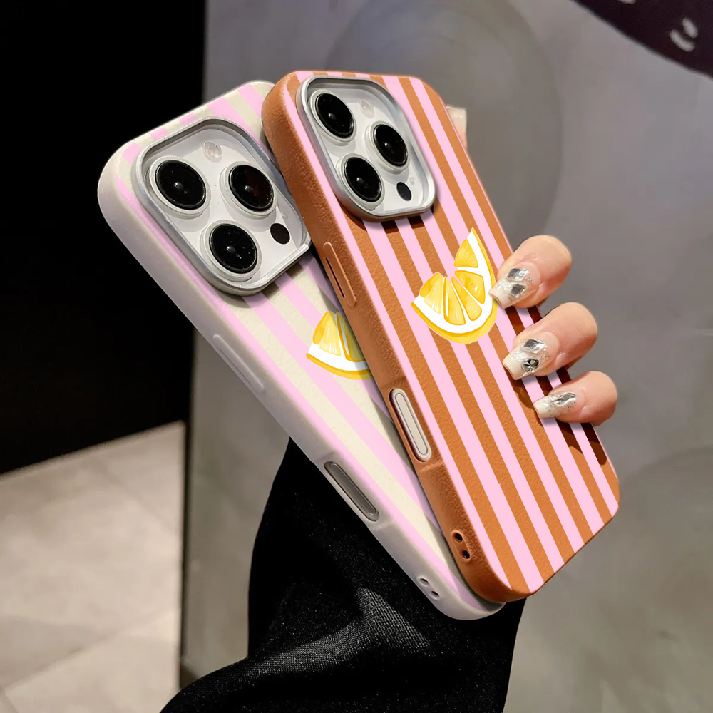 Casing Ponsel Garis-garis Mera - Phone Cases Pink ulasan dan harga