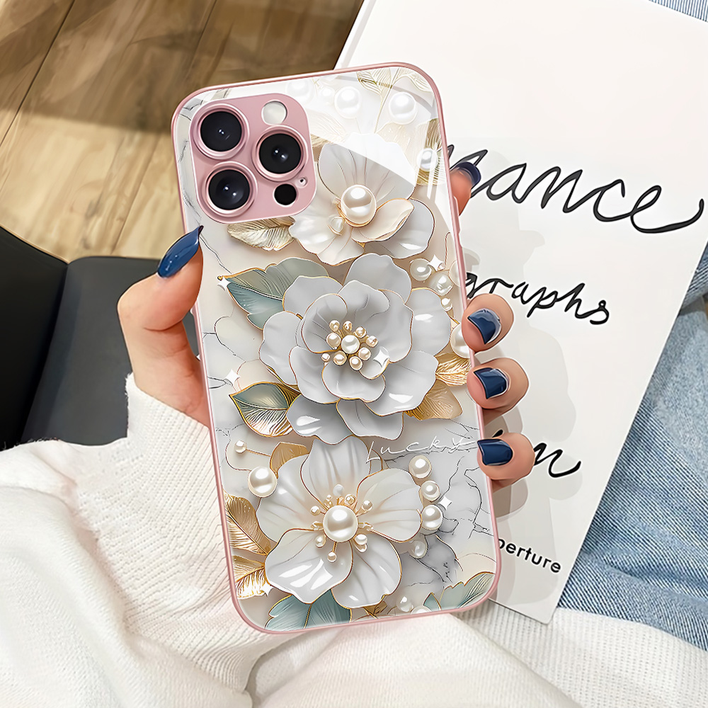 Casing Ponsel Kaca Tempered Bu - Phone Cases Pink ulasan dan harga