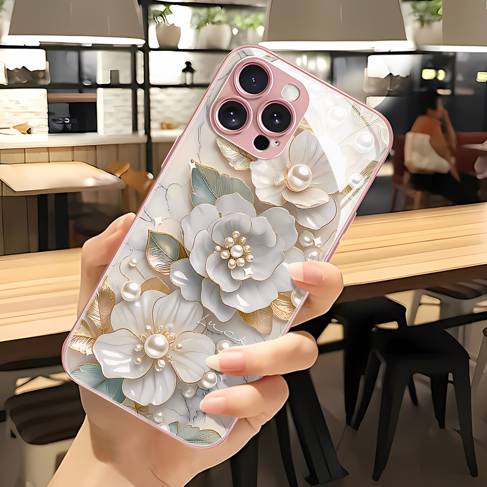 Casing Ponsel Kaca Tempered Bu - Phone Cases Pink ulasan dan harga