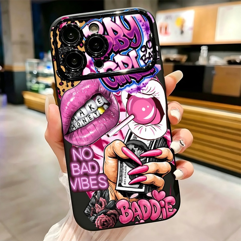 Casing Ponsel Motif Grafiti Bi - Phone Cases Pink ulasan dan harga