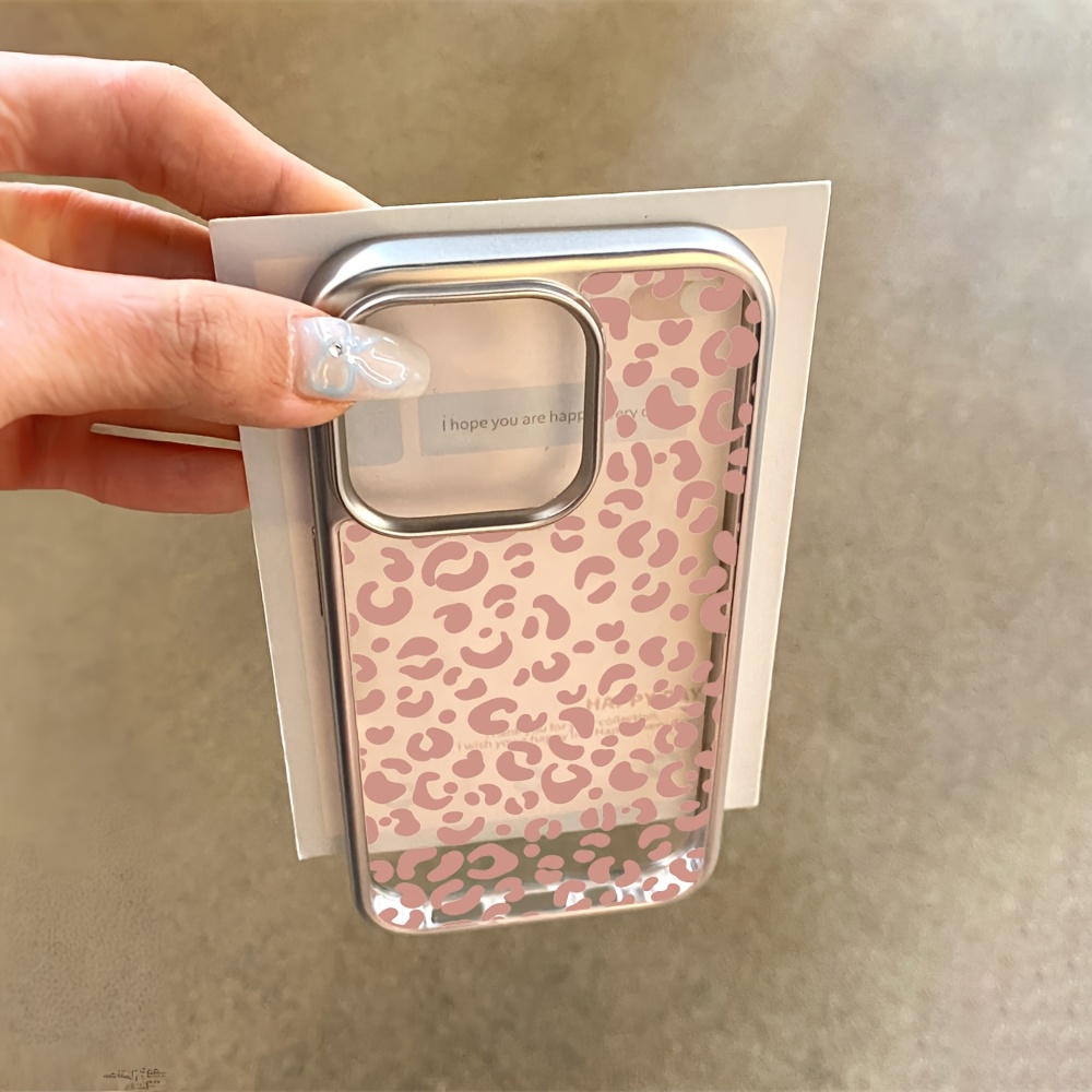 Casing HP Transparan Berlapis  - Phone Cases Leopard Print ulasan dan harga