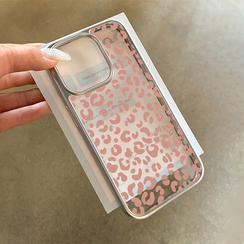Casing HP Transparan Berlapis  - Phone Cases Leopard Print ulasan dan harga
