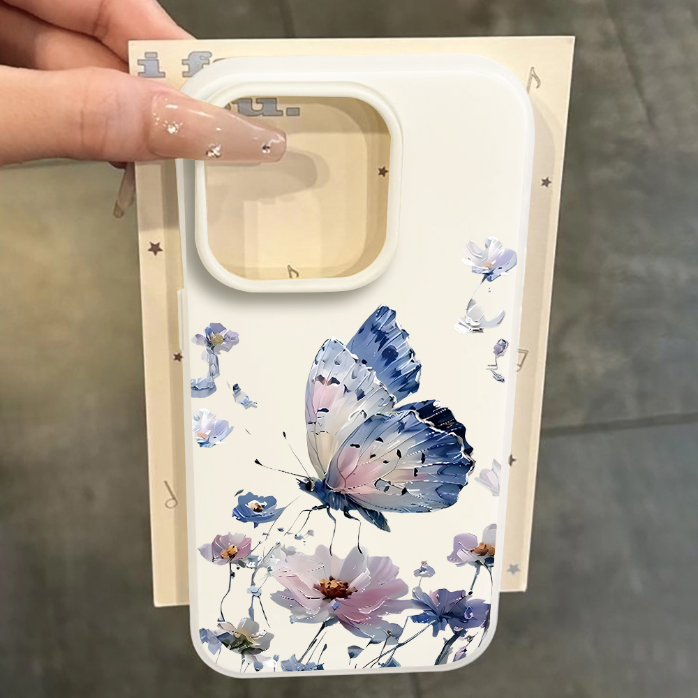 Casing Ponsel Motif Kupu-kupu  - Phone Cases Blue ulasan dan harga