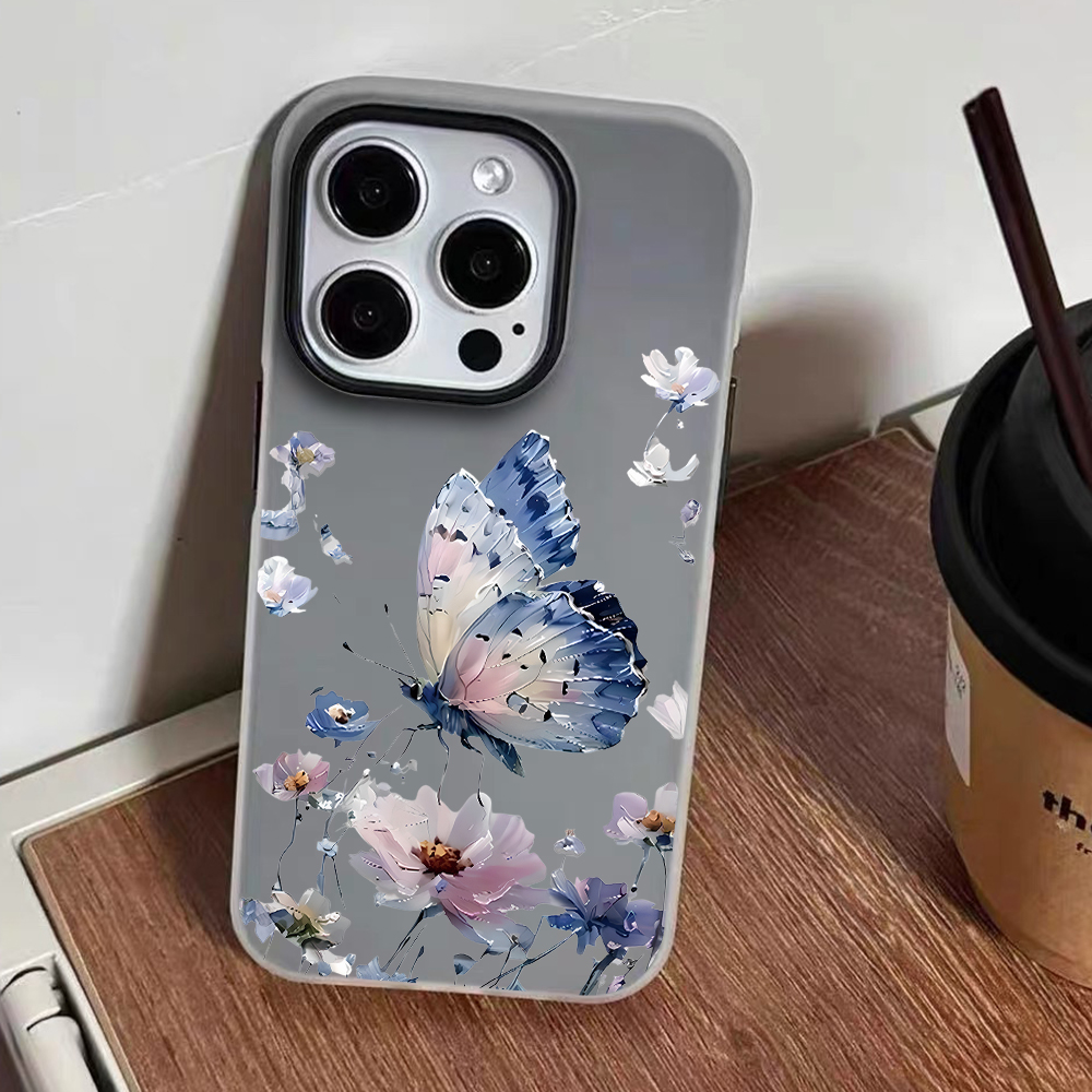 Casing Ponsel Motif Kupu-kupu  - Phone Cases Blue ulasan dan harga