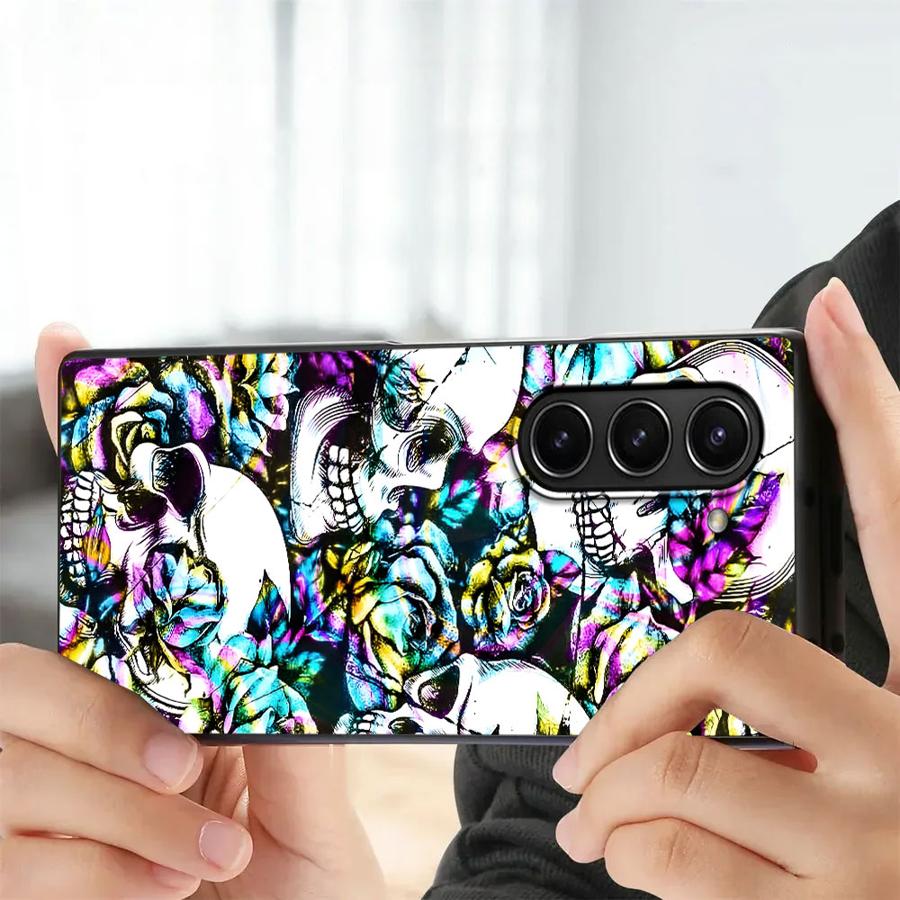 Casing Seni Tengkorak untuk Sa - Phone Cases Z Fold 4 ulasan dan harga