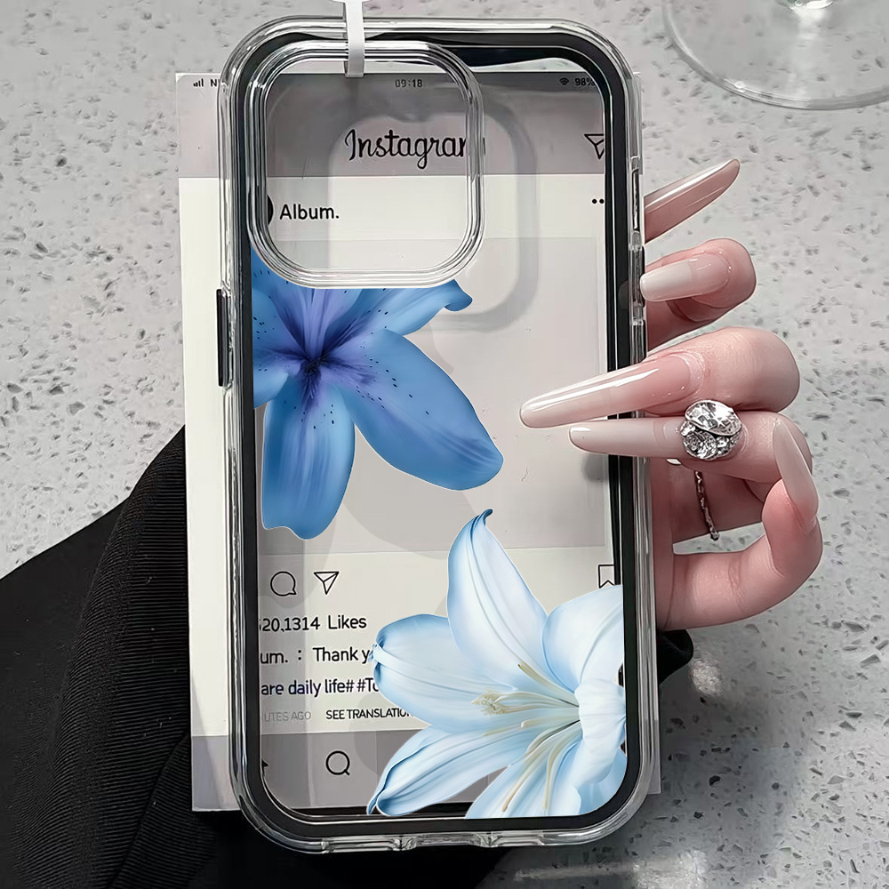 Casing HP Transparan Motif Bun - Phone Cases Blue ulasan dan harga