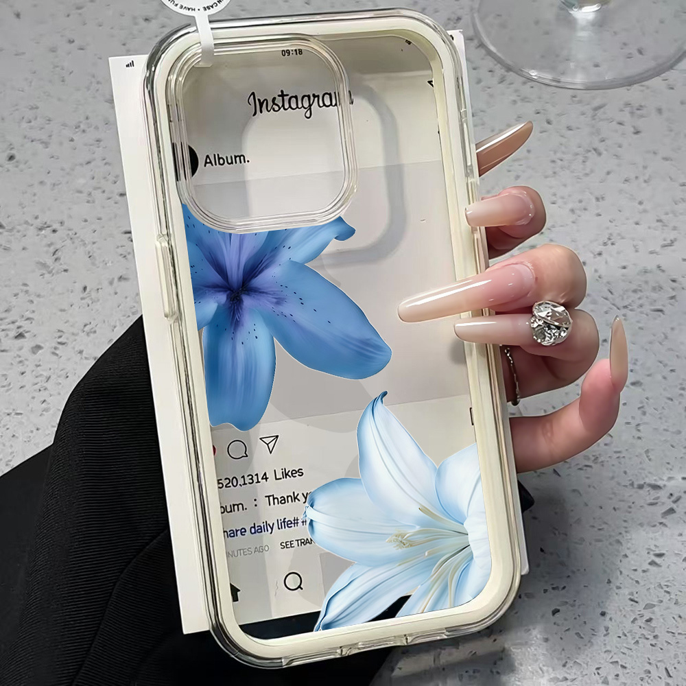 Casing HP Transparan Motif Bun - Phone Cases Blue ulasan dan harga