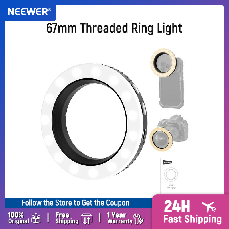 Ring Light NEEWER Basics 67mm  - Phone Cases Video ulasan dan harga