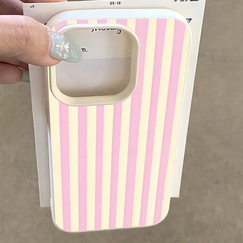 Casing Ponsel Motif Leci Garis - Phone Cases Pink ulasan dan harga
