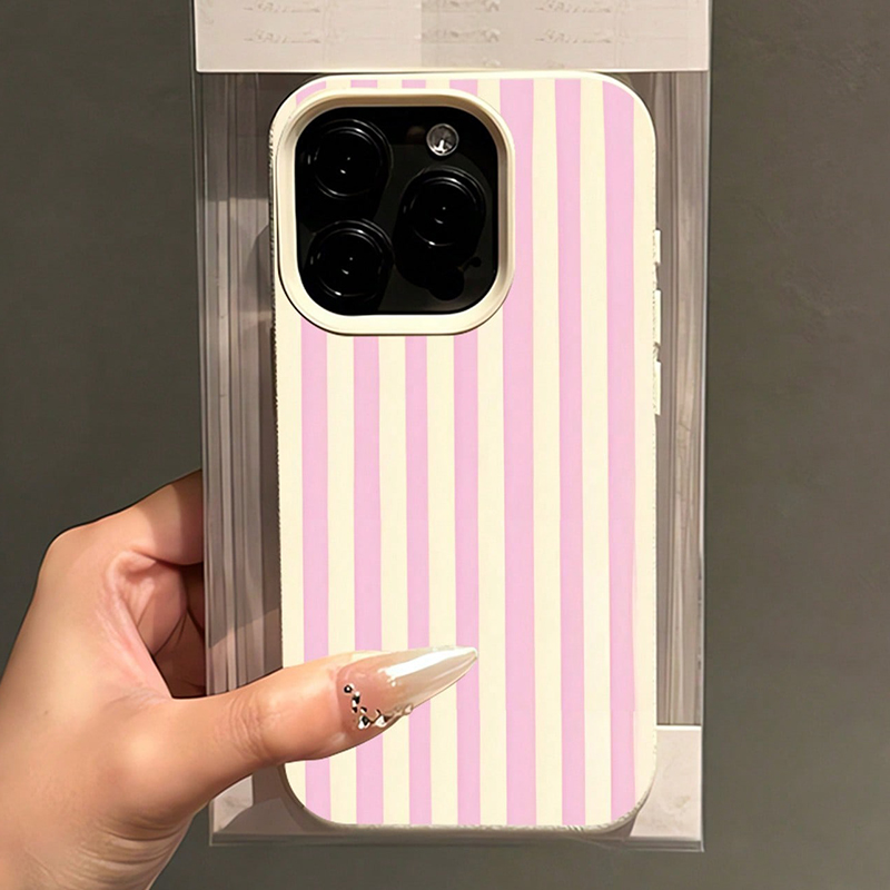 Casing Ponsel Motif Leci Garis - Phone Cases Pink ulasan dan harga