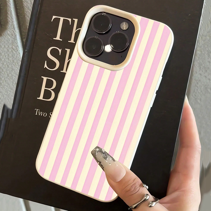Casing Ponsel Motif Leci Garis - Phone Cases Pink ulasan dan harga