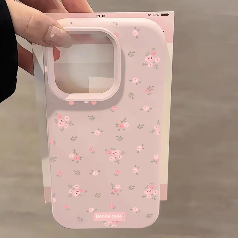Casing HP INS Korea Pink Flowe - Phone Cases Blue ulasan dan harga