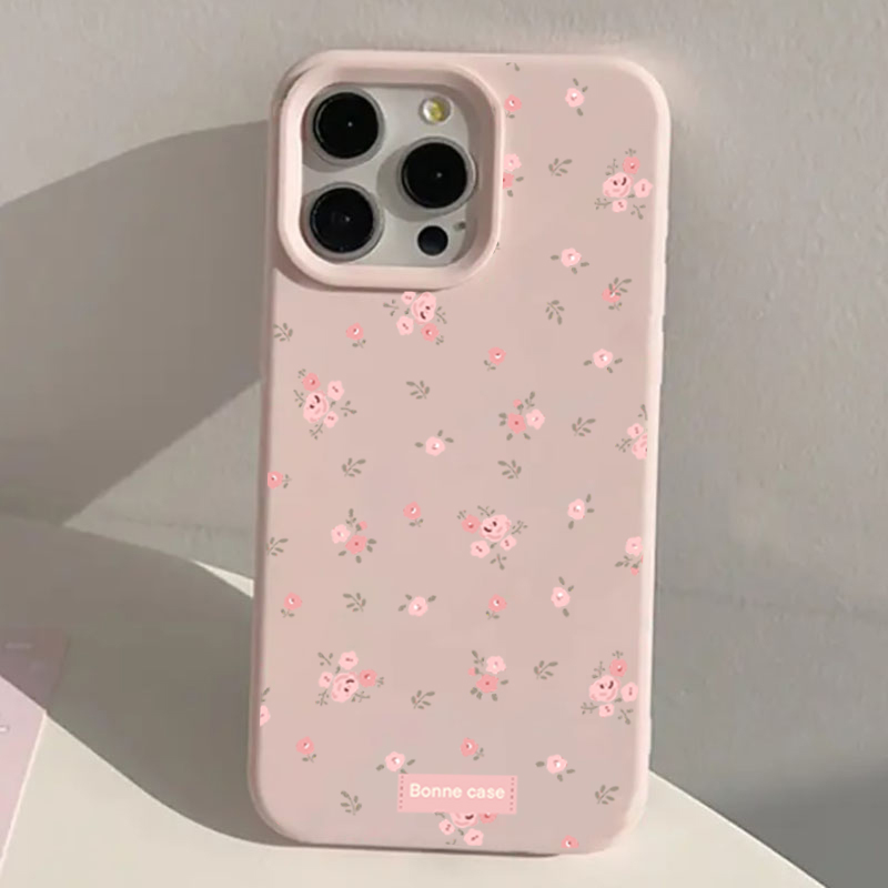 Casing HP INS Korea Pink Flowe - Phone Cases Blue ulasan dan harga