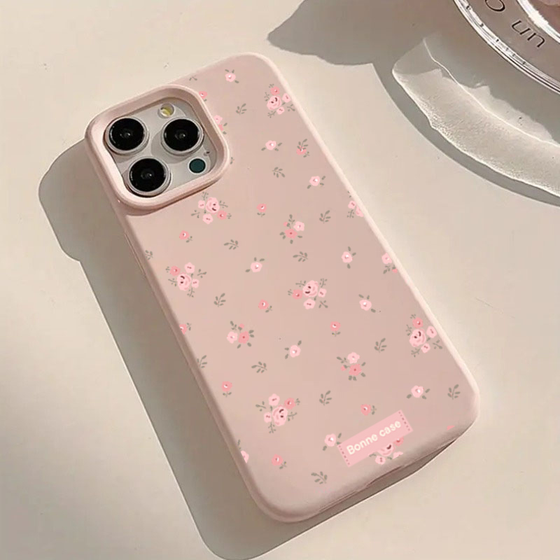 Casing HP INS Korea Pink Flowe - Phone Cases Blue ulasan dan harga