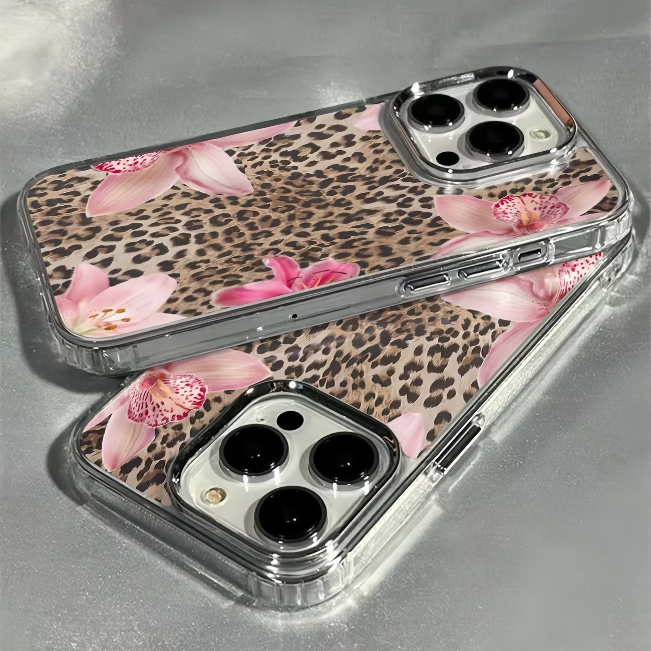 Casing HP Transparan Motif Bun - Phone Cases Leopard Print ulasan dan harga