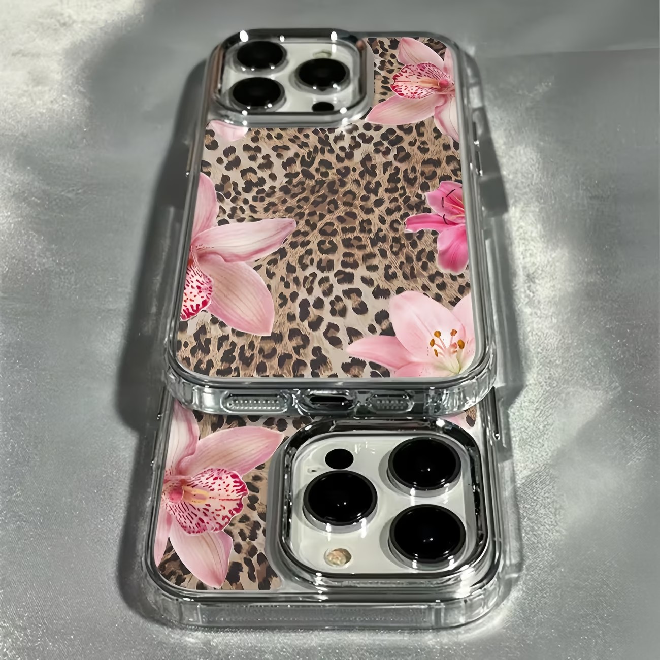 Casing HP Transparan Motif Bun - Phone Cases Leopard Print ulasan dan harga
