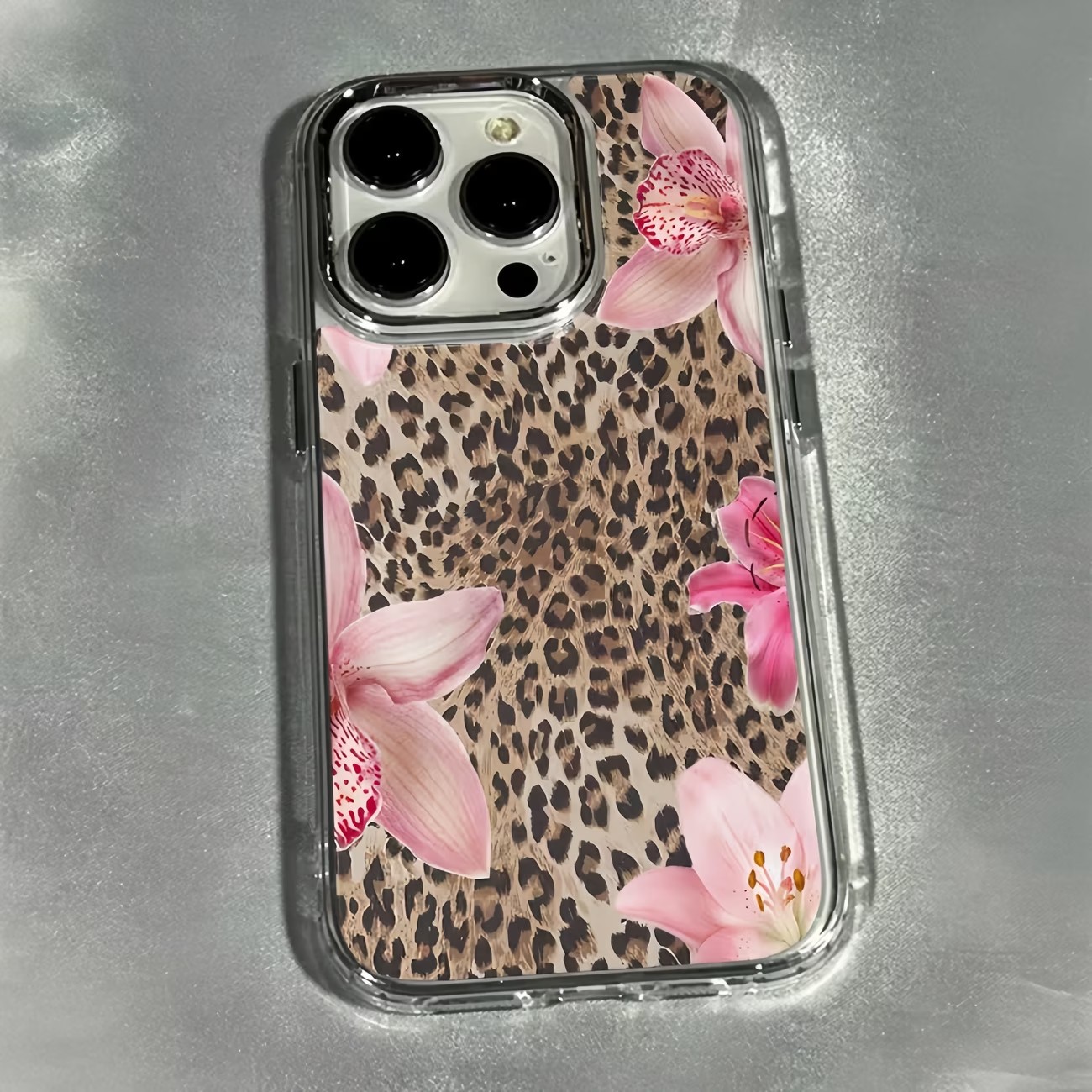 Casing HP Transparan Motif Bun - Phone Cases Leopard Print ulasan dan harga