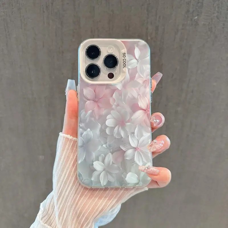 Casing Bunga Pink untuk iPhone - Phone Cases Pink ulasan dan harga