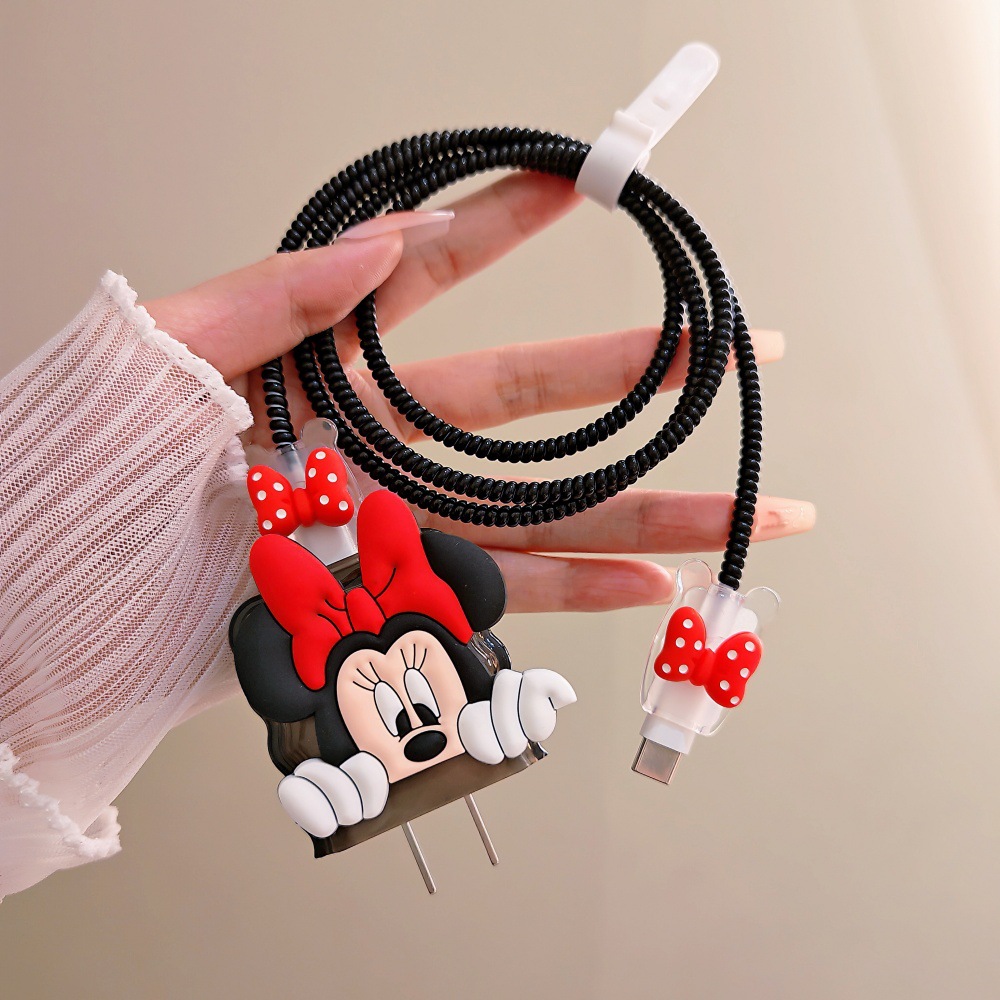 Pelindung Kabel Mickey Minnie  - Phone Cases Rubber ulasan dan harga