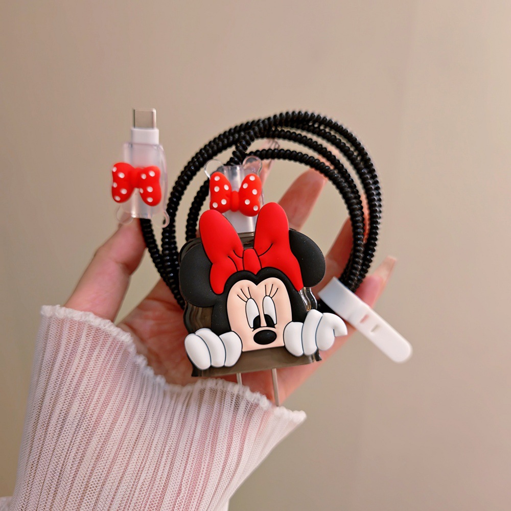 Pelindung Kabel Mickey Minnie  - Phone Cases Rubber ulasan dan harga