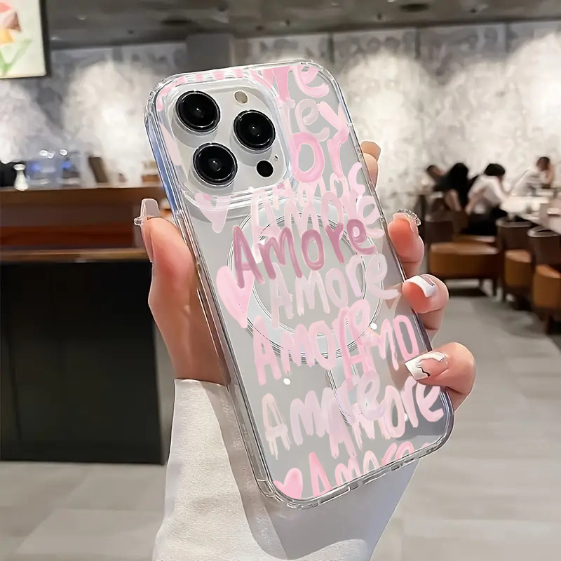 Casing Ponsel Amore-Love Roman - Phone Cases Pink ulasan dan harga